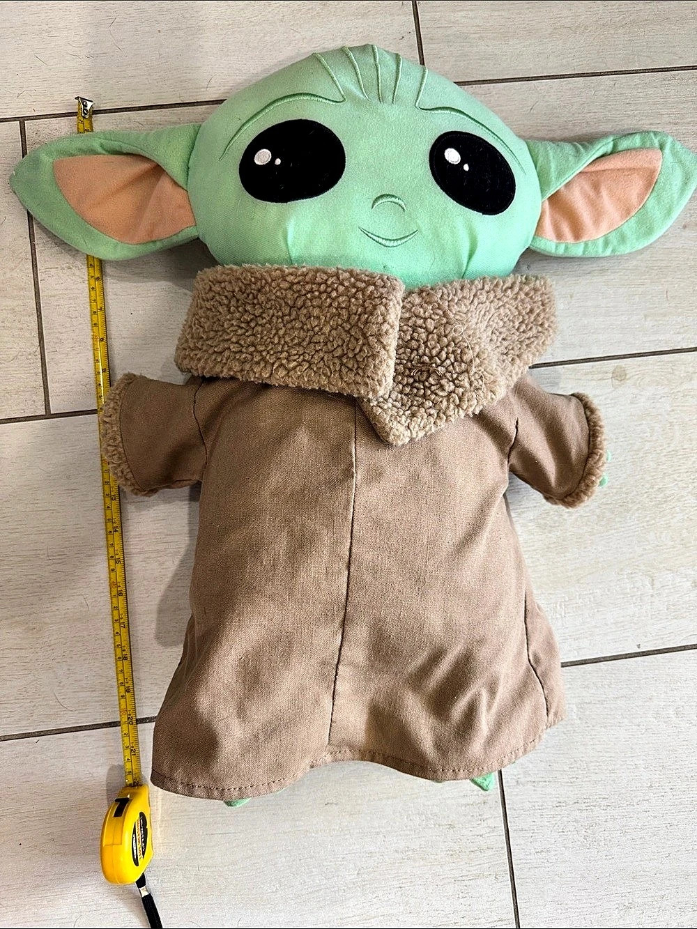 Mattel Star Wars yoda The Child Plush Doll Green & Brown Plush Toy- large